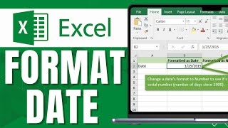 HOW TO FORMAT DATE IN EXCEL [upl. by Elvera]