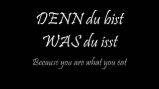 RammsteinMein Teil lyrics w english trans [upl. by Grof]