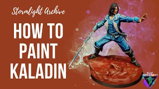 How To Paint Kaladin from The Stormlight Archive [upl. by Snow]