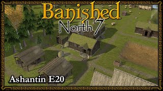 Lets Play Banished North 713 E20 Fur Trapper Siting Big Dock Beehives amp Yard amp 2nd Chicken Coop [upl. by Becki]