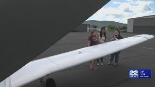 8th grade students take flight at Northampton Airport [upl. by Eimaraj]