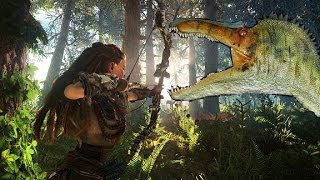 If Real Dinosaurs Were In Horizon Zero Dawn [upl. by Aillimac792]