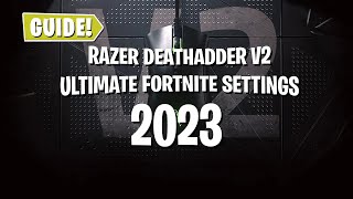 The Greatest Fortnite Mouse Settings in the World  Razer DeathAdder V2 [upl. by Veats]