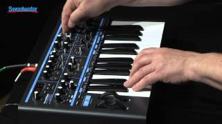 Novation Bass Station II Analog Synthesizer Demo  Sweetwater Sound [upl. by Sahpec42]