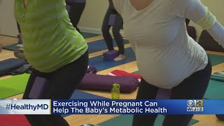 Healthwatch Exercising While Pregnant Can Help Women Stay Healthier Even If They Eat Fattier Foods [upl. by Anirat]