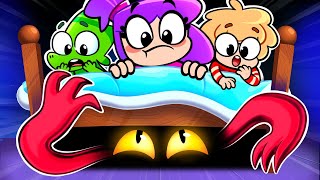 Who Is Under The Bed 👀 Funny English for Kids animation kids hacks family [upl. by Atteiram]