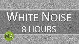 White Noise 8 Hours for Relaxation Sleep Studying and Tinnitus [upl. by Hammer]