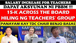 SALARY INCREASE FOR TEACHERS DAPAT AKSYUNAN NI PBBM15K ACROSS THE BOARDwildtvoregsalaryincrease [upl. by Ahsiekim]