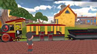 3D Train For Kids  Free Train Game [upl. by Panthea]