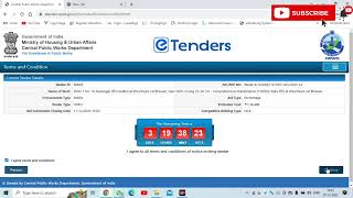 CPWD Tender Filling Process 202324 [upl. by Dorren]