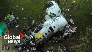 Brazil plane crash Air safety expert urges inspections of ATR 72 aircrafts [upl. by Nanfa]