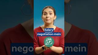 How To Negotiate Your Salary  Indeed India shorts [upl. by Hiltner]