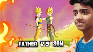 GOKU vs BARDOCK THE KILLER FIGHT AGAIN  DRAGON BALL Z BUDUKAI TENKAICH 3 [upl. by Asyram]