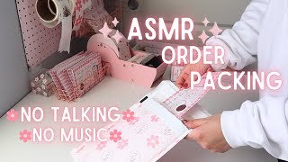 Lets pack orders✨ASMR✨ small business ASMR packing orders ASMR order packing no talking no music [upl. by Fonda]