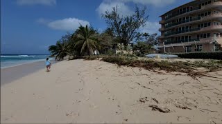 July 02 2024  The Beaches after Beryl Accra Rockley Beach with J Barbados Live [upl. by Leachim655]