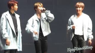 FANCAM 170401 BTS Wings Tour in Anaheim INTRODUCTIONS  OPENING MENT [upl. by Samuele293]