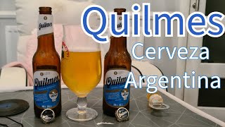 QUILMES CERVEZA ARGENTINA Review [upl. by Uaerraj]