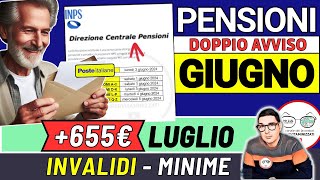 PENSIONI ➜ RITIRO GIUGNO  ESEMPI DOPPIO BONUS LUGLIO 2024 📈 TABELLA IMPORTI QUATTORDICESIMA 2024 [upl. by Hahcim]