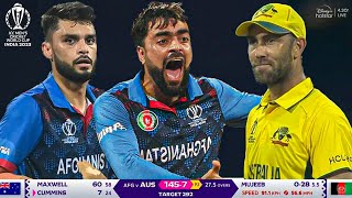 Australia vs Afghanistan World Cup 2023 Full Match Highlights AFG vs AUS WC Full Match Highlights [upl. by Roberto]