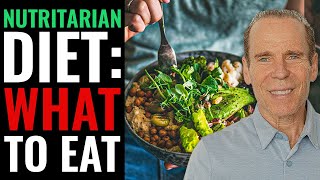 What to Eat in a Day on a Plantbased Diet  Garlic Nutter Spread Recipe  The Nutritarian Diet [upl. by Ramalahs]