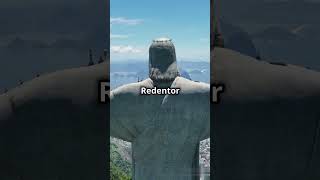 Curiosidades sobre o Cristo Redentor curiosidadesshorts cristoredentor [upl. by Eedyaj243]