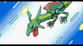 Pokémon Emerald  The Rayquaza Cutscene [upl. by Eriam]