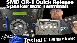 SMD QR1 Quick Release Magnetic Speaker Box Terminal  TestedDemonstrated Bonus CableTwitch [upl. by Kucik917]