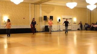 Aint Misbehavin Line Dance by Mundy Szymanski amp Glass Demo  Showdown 2016 [upl. by Demodena]