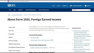 Global Income earners filing 1040 can avoid dual taxation Form 2555 foreign earned income exclusion [upl. by Hafler752]