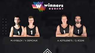 Winners Beach Volleyball Men M Kyselov  V Demchuk  A Kotelenets  O Kozak 30092024 [upl. by Attalie231]