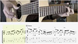 10000 Reasons  Matt Redman  Tab Playthrough  Fingerstyle Guitar Tutorial [upl. by Manlove]