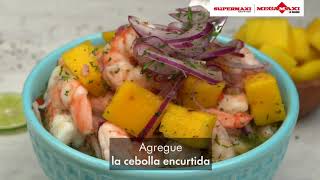 Ceviche de camarón y mango con aguacate 🥭🍤🥑 [upl. by Hitchcock]