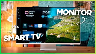 Entre DOS MUNDOS Samsung Smart Monitor M8 REVIEW [upl. by Morehouse]