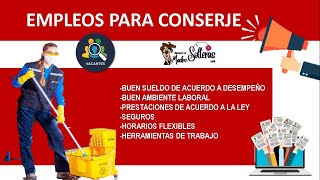 🎢 OFERTA de EMPLEOS 🃏 Trabajos para CONSERJE Convocatoria Requisitos Postúlate 20222023 [upl. by Jerrie]