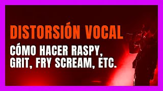 💪 DISTORSIÓN vocal distorsiones y efectos vocales sin dañar la voz  Clases de canto 13 [upl. by Christan]