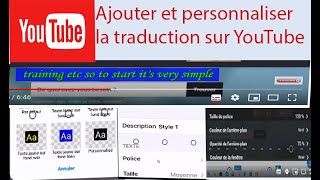 Comment ajouter et personnaliser la traduction sur les vidéos YouTube PC Android et iPhone [upl. by Uok]