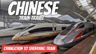 Chinese Train Travel  Changchun to Shenyang Train Videos [upl. by Aleris]