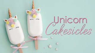 Unicorn Cakesicle  Cake Popsicle Tutorial [upl. by Jillane]