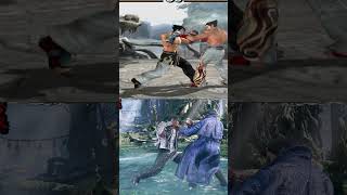 Jin Kazama 10 Hit Combo Graphics Comparison shorts tekken8 tekken [upl. by Elmira]