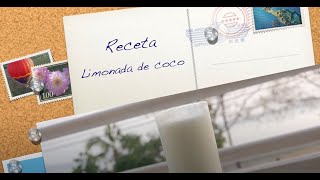 Receta de la limonada de coco Coconut Lemonade [upl. by Elrod702]