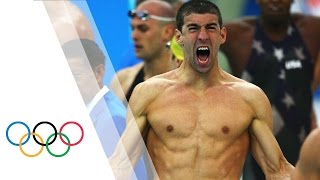 USA break World Record  Mens 4x100m Freestyle Relay  Beijing 2008 Olympic Games [upl. by Leupold]