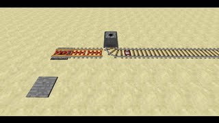 Superflat Minecart Station  Minecraft Tutorial [upl. by Elleirbag]