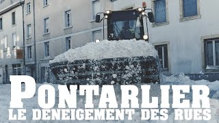 Pontarlier  déneigement en ville [upl. by Oniluap245]