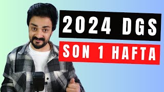 2024 DGS SON 1 HAFTA NELER YAPILABİLİR [upl. by Sidnala]