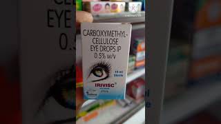 IRIVISC eye drops  carboxymethyl cellulose eye drops benifits side effects [upl. by Inohs]