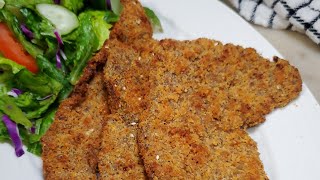 Milanesa de res en la Air fryer [upl. by Ahsilad253]