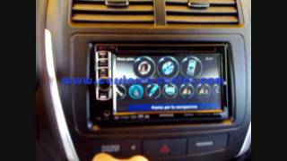 Mitsubishi ASX con navigatore Doppio DIN Kenwood DNX5280BT e USB OEM [upl. by Amaerd]