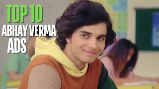 Top 10 ABHAY VERMA Ads I Best Abhay Verma Commercials I ABHAY VERMA TVCs abhayverma [upl. by Ecinom]