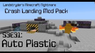 Auto Plastic  Crash Landing  Landstryders Minecraft Nightmare s3e31 [upl. by Htebzile]