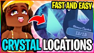 ALL 13 MISSING CRYSTAL LOCATIONS  PLANET OF SADNESS QUEST  Roblox Astro Renaissance [upl. by Ylenats]